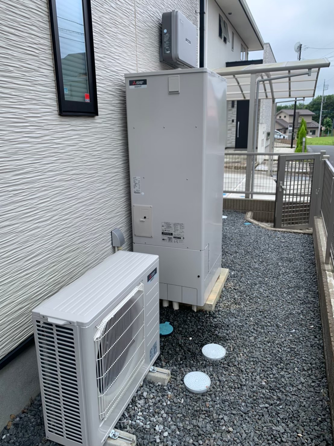 群馬県伊勢崎市境エコキュート交換工事N様